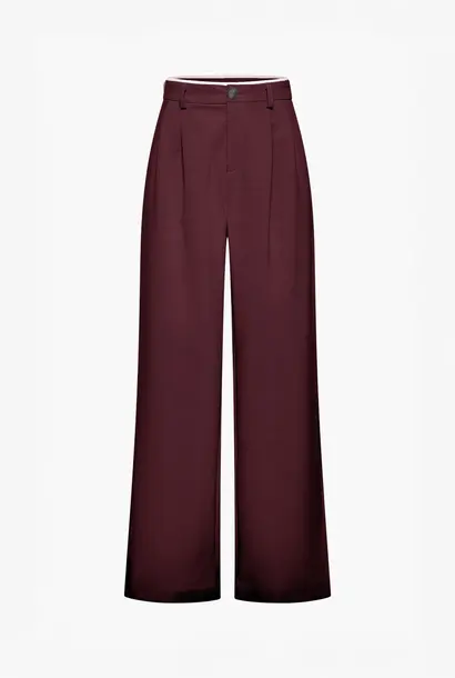 LuxW6 Trousers - Burgundy