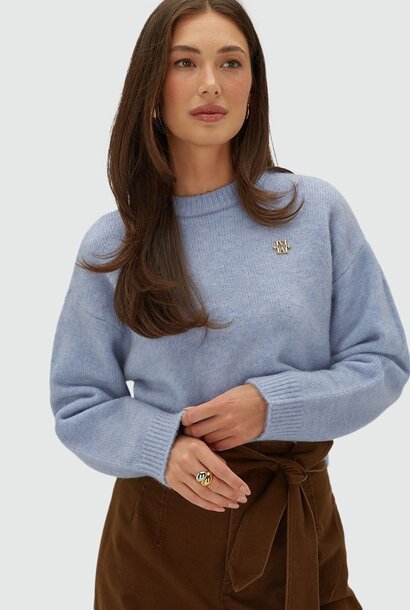 IZE Sweater - Blue Melange