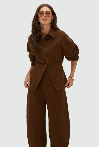 NURA Blouse - Brown