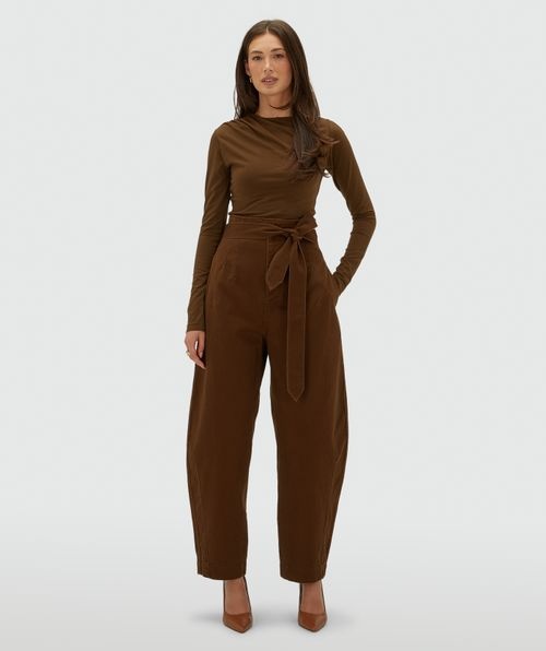 KIAN Pants - Brown-1