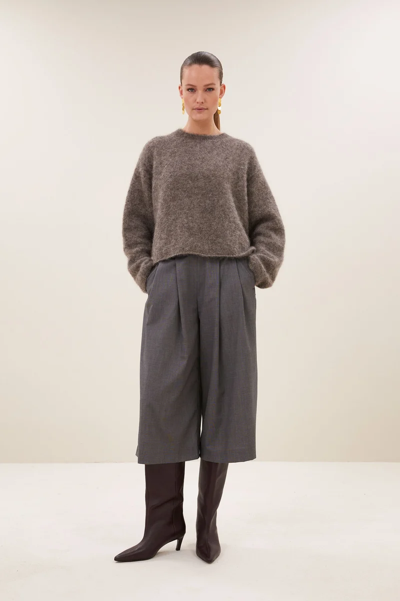 VASILE Pullover - Dark Biscuit-3