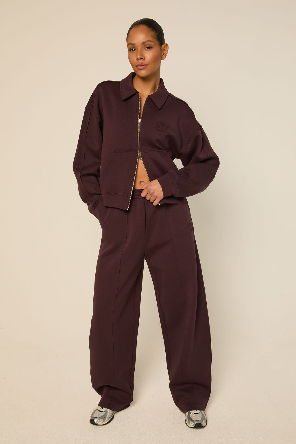 Leyla Pants - Mulberry Wine-5