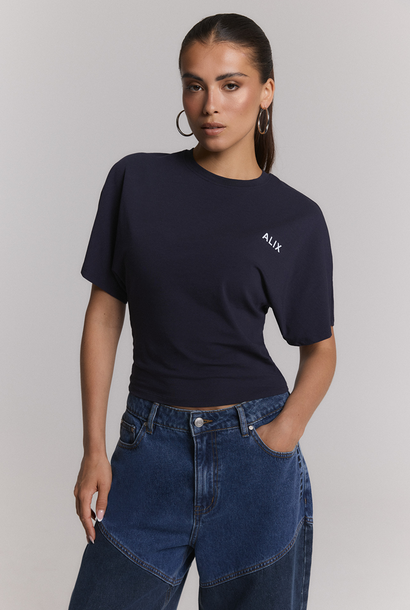 Knitted Badwing T-Shirt - Navy