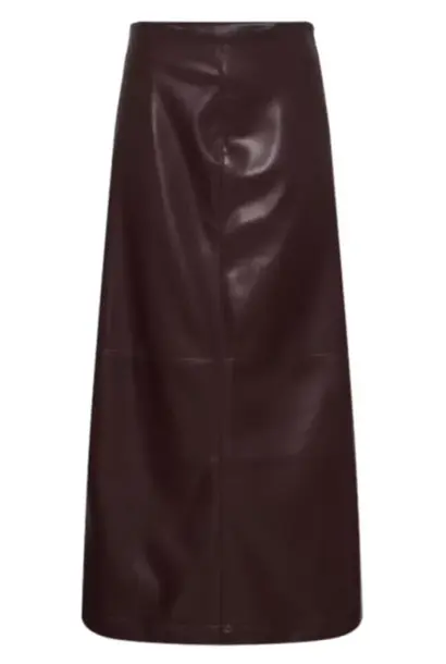 KAarense Long Skirt - Burgundy