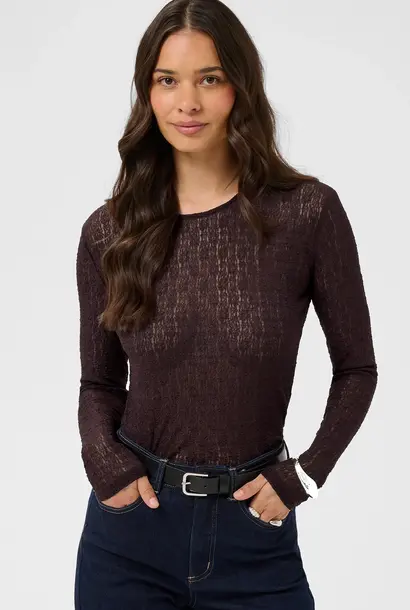 KaAllison T-Shirt - Burgundy
