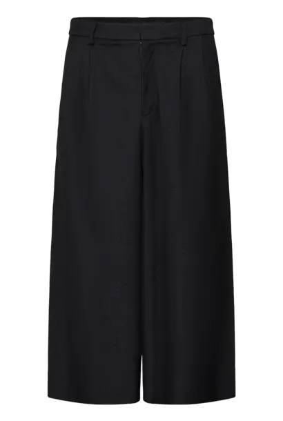KAgabby Culotte Pants - Dark Grey Melange