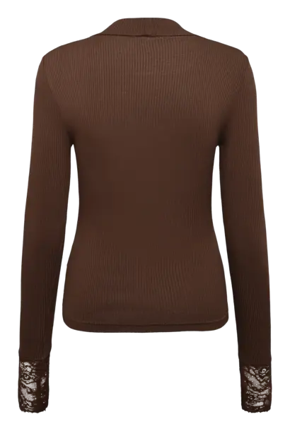 KAomi Turtleneck T-Shirt - Carafe