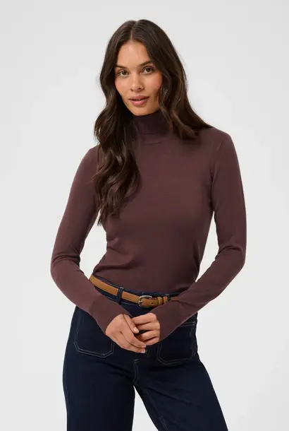Astrid Roll Neck - Fudge