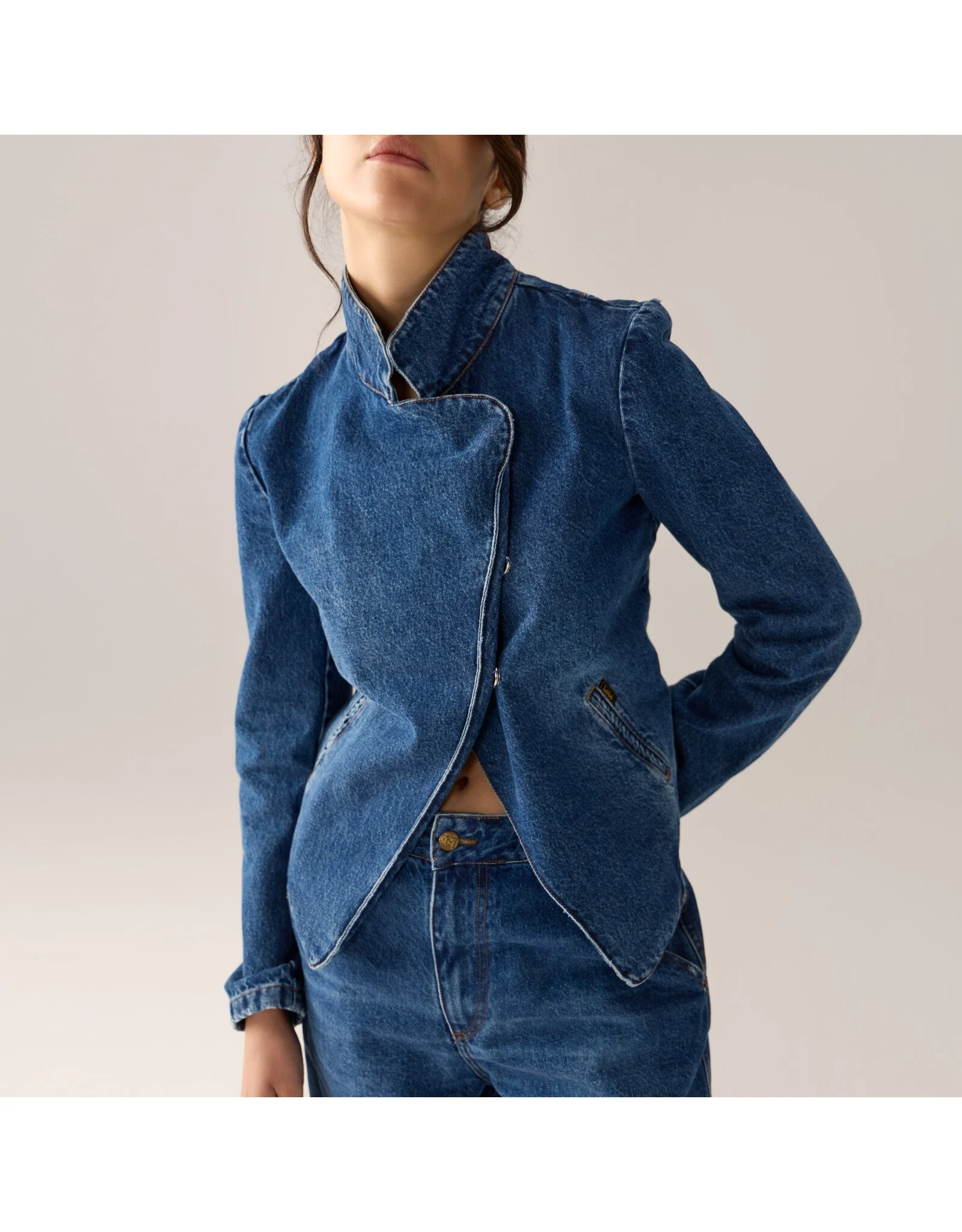 Rea Jeans Blouse / Vest - Jackson Winters-1