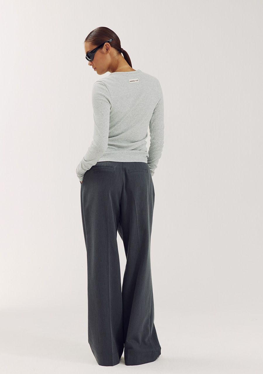 Jason-LS Shirt Grey Melee-2