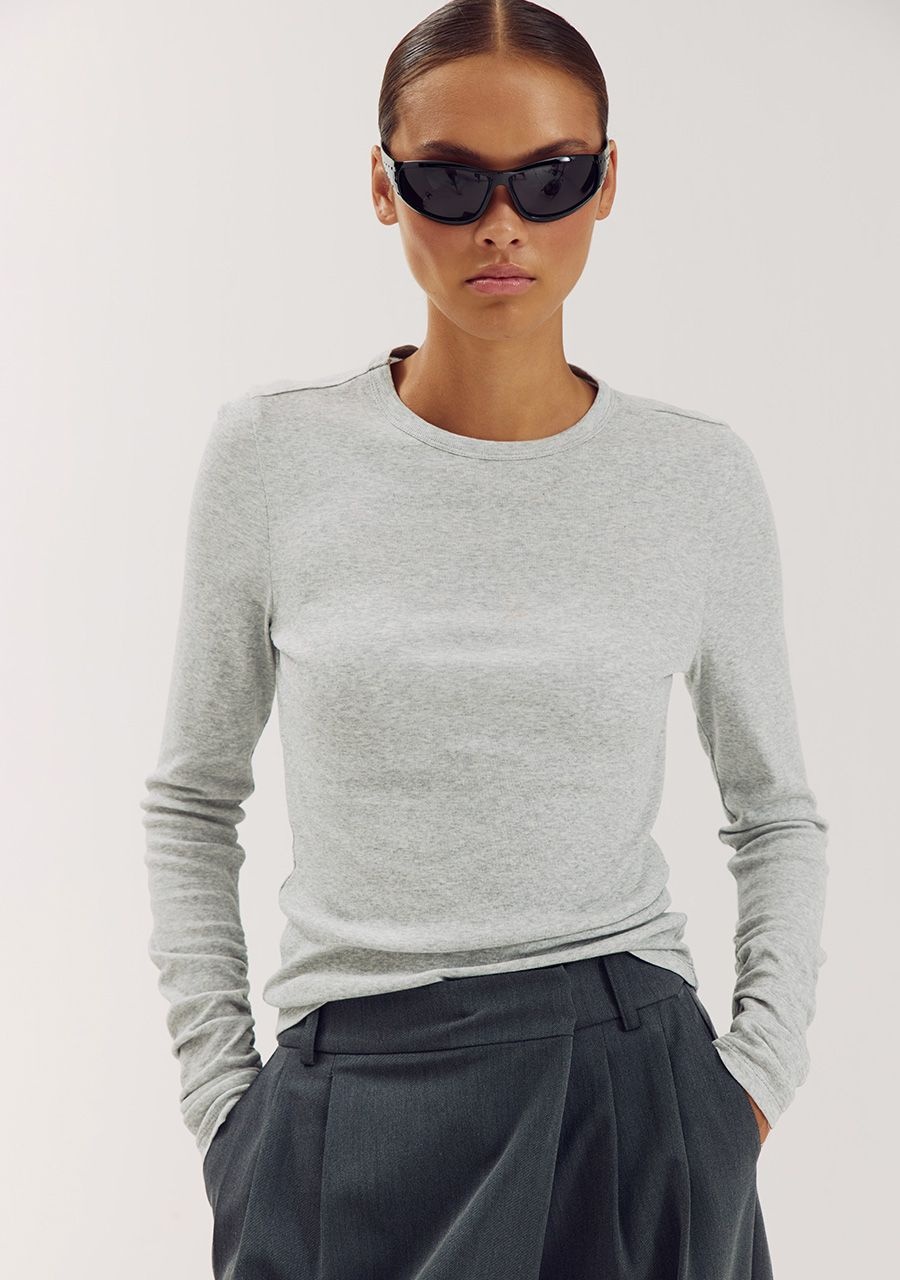 Jason-LS Shirt Grey Melee-3