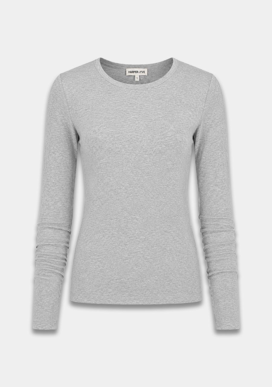 Jason-LS Shirt Grey Melee-4