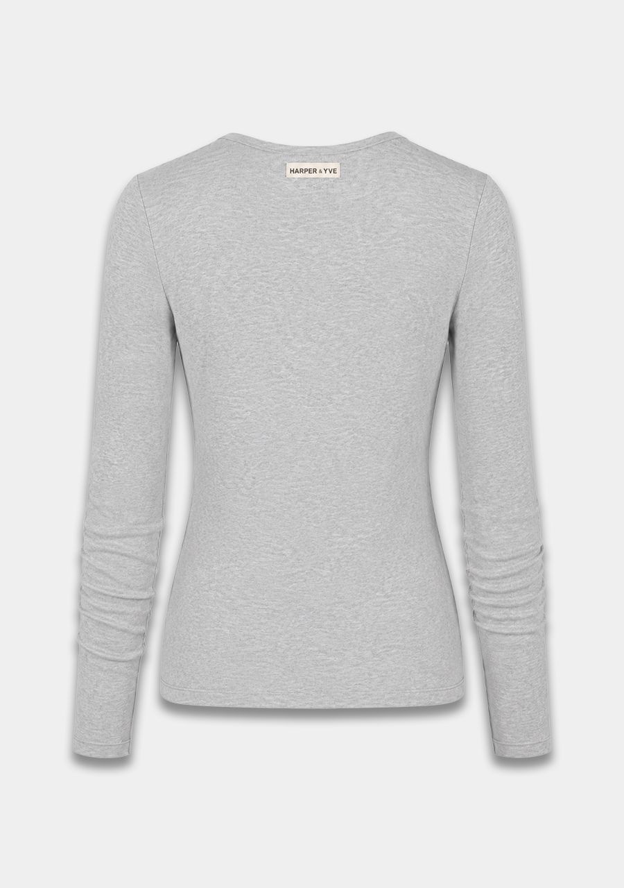 Jason-LS Shirt Grey Melee-5