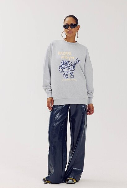 Moodforfood Sweater Raw Blue