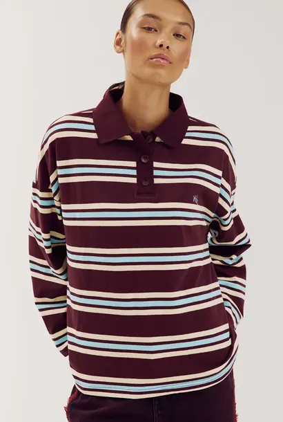 Daydream Blue Stripe Polo Shirt