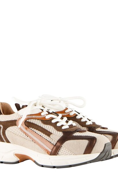 Neya Sneaker - Beige Dark Brown