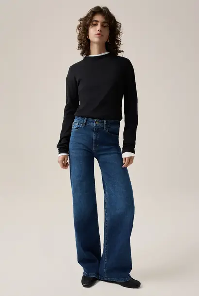 PALAZZO Jeans - Stone Dark L32