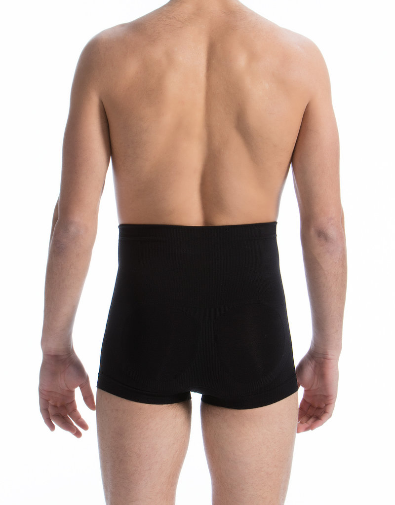 High Waist Boxershort - Zwart