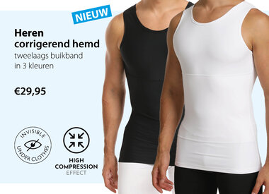 Shapeshirts Corrigerend ondergoed voor mannen ShapeShirts