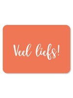 Kaartje | Veel liefs