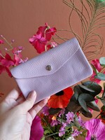 Leren portemonnee | Lila