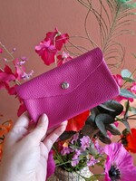 WAUW Leren portemonnee | Fuchsia