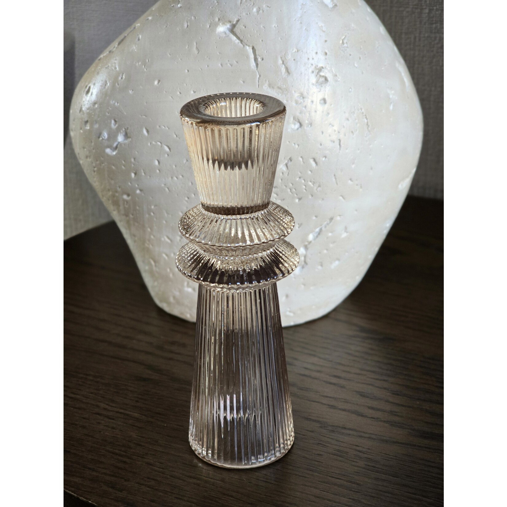 Kandelaar hoog | Beige