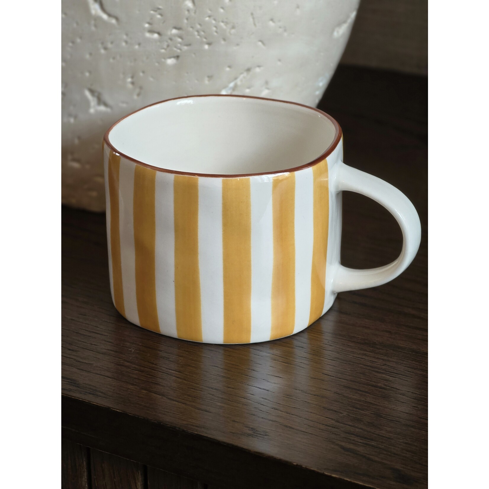 Pomax Koffiemok | Mykonos | Geel