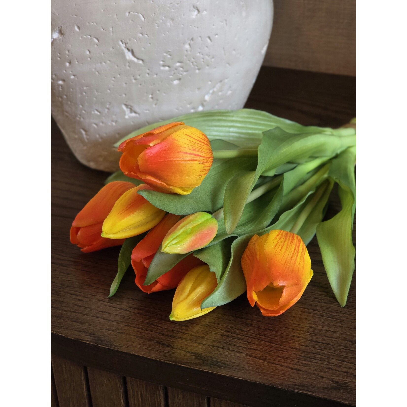 Siliconen tulpen | Geel/Oranje