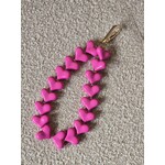Telefoonkoord | Hartjes | Hot pink