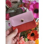 Portemonnee | Roze/rood