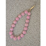 Telefoonkoord | Smiley | Roze