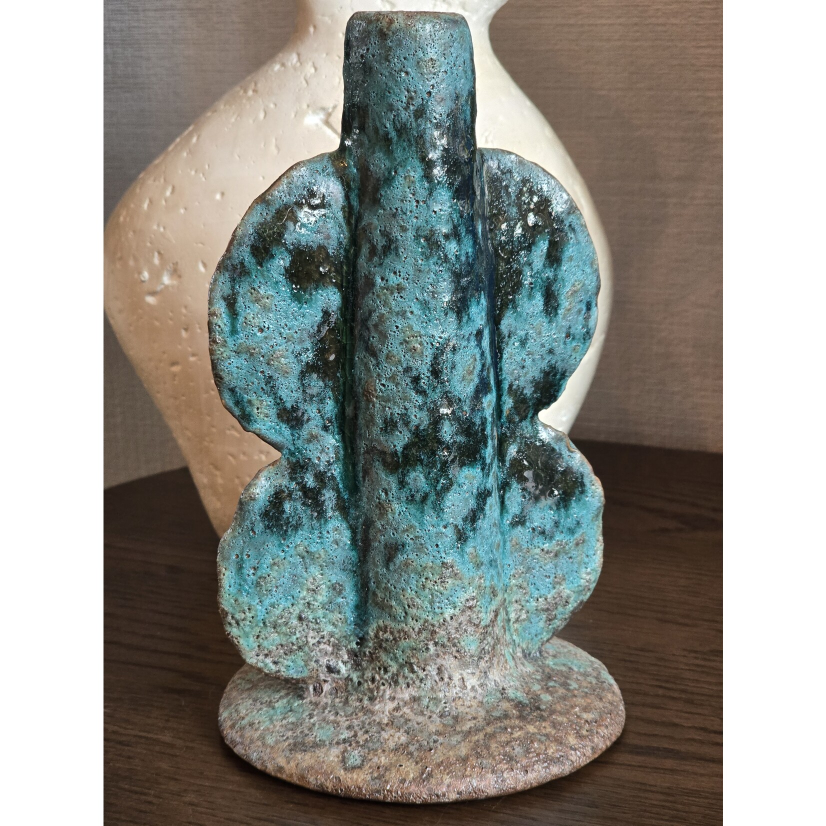 J-line Kandelaar | Dripped | Turquoise