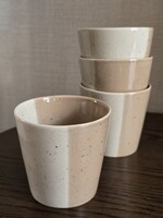 Koffiekopjes | Beige | 4 stuks