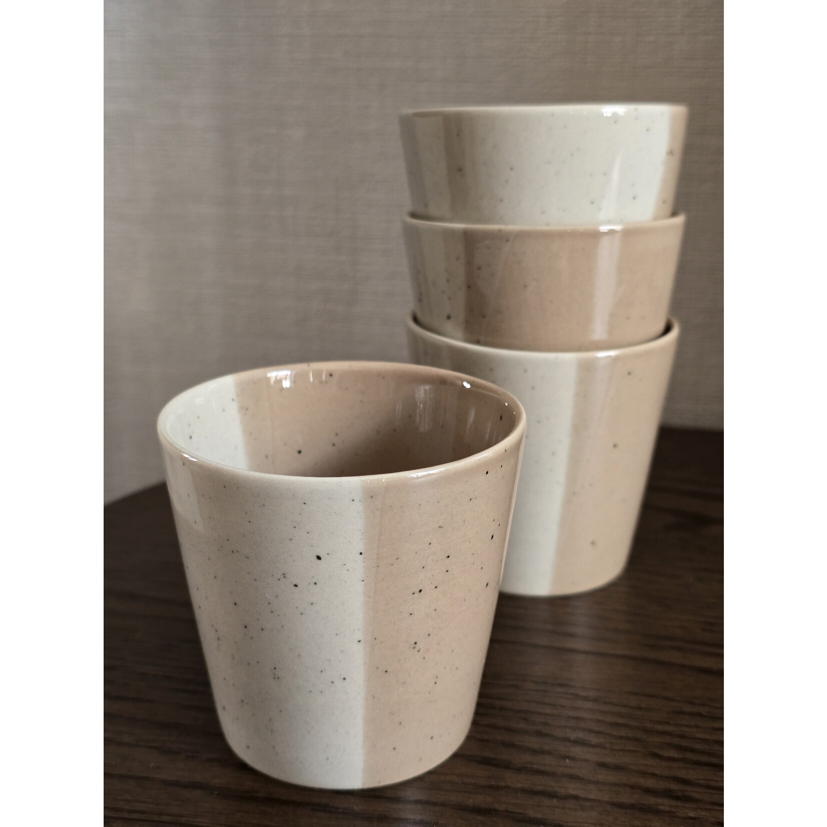 Koffiekopjes | Beige | 4 stuks