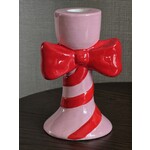 Kandelaar | Strik | Roze/rood