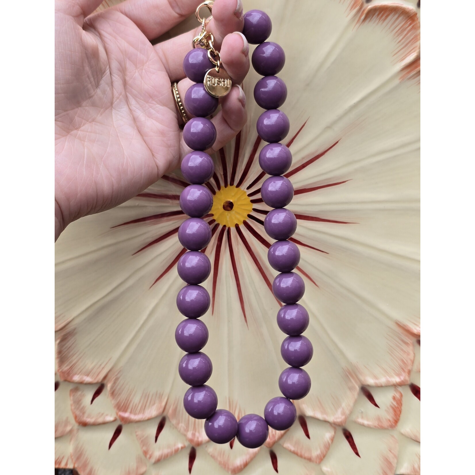 Fushi Ketting | Rond | Mauve