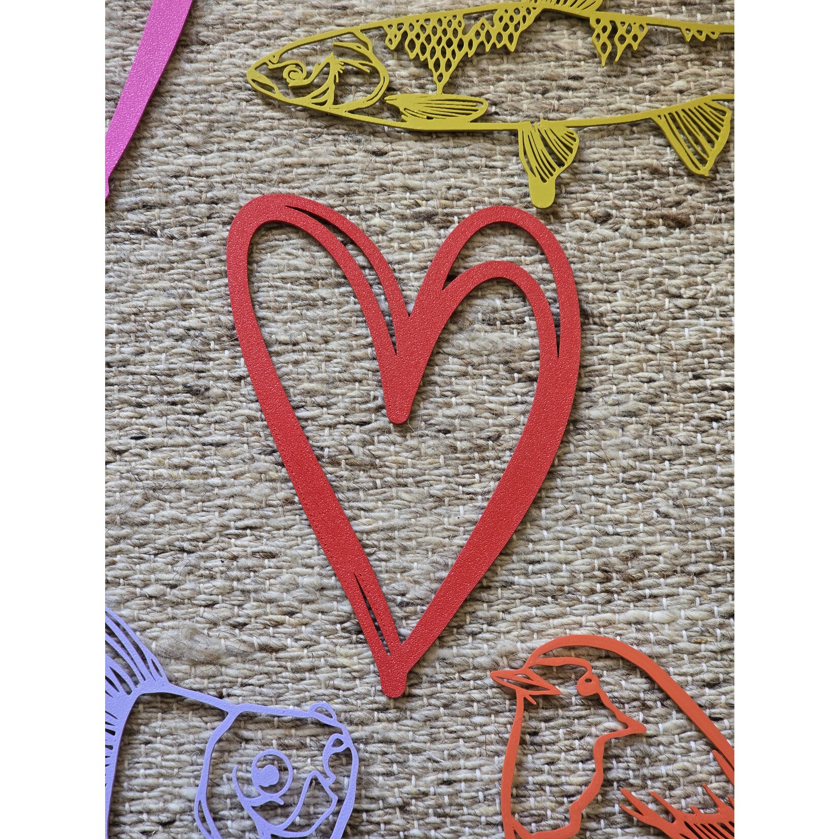 Joeff Joeff | Muuss |  Hartje - donkerrood