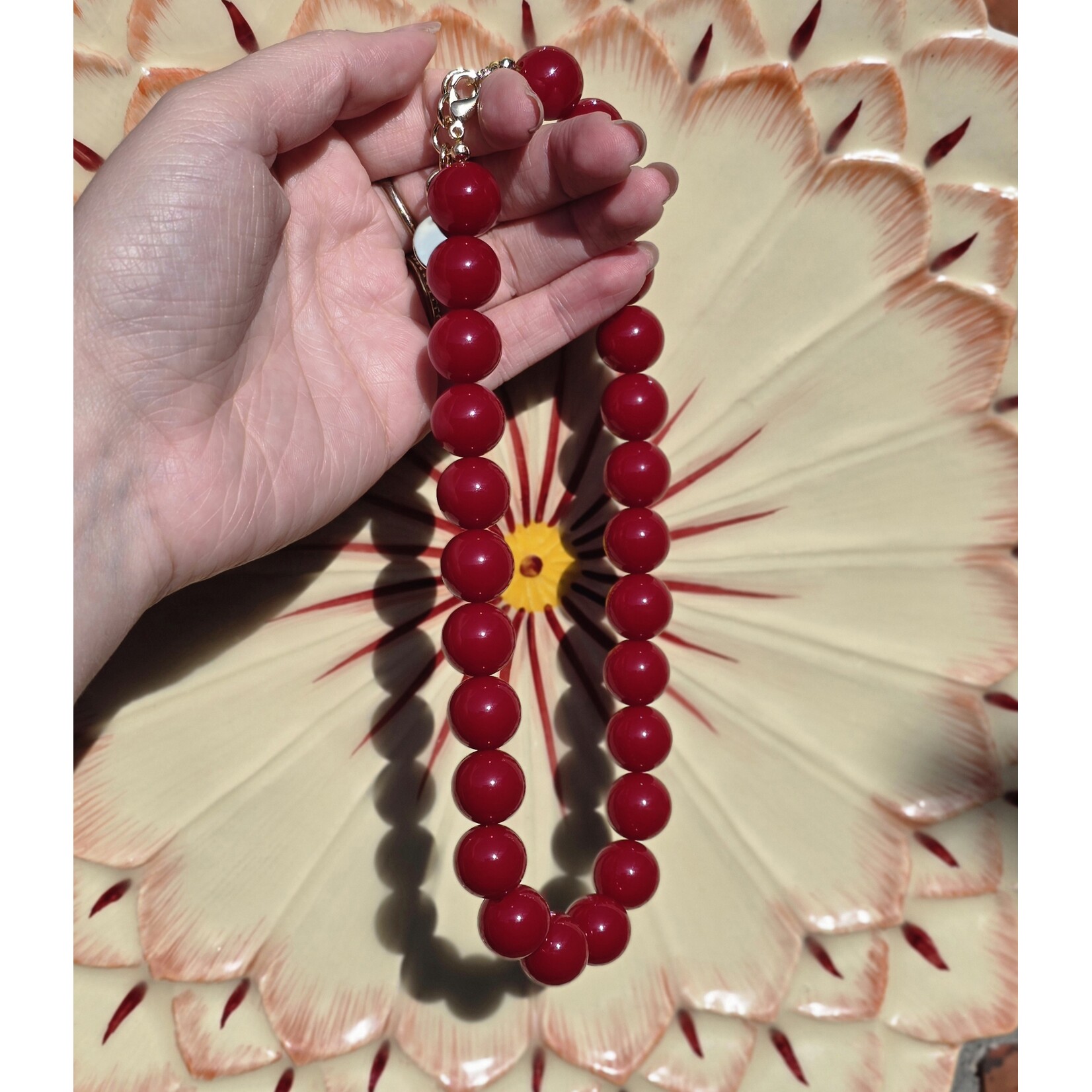 Fushi Ketting | 16mm | Bordeaux