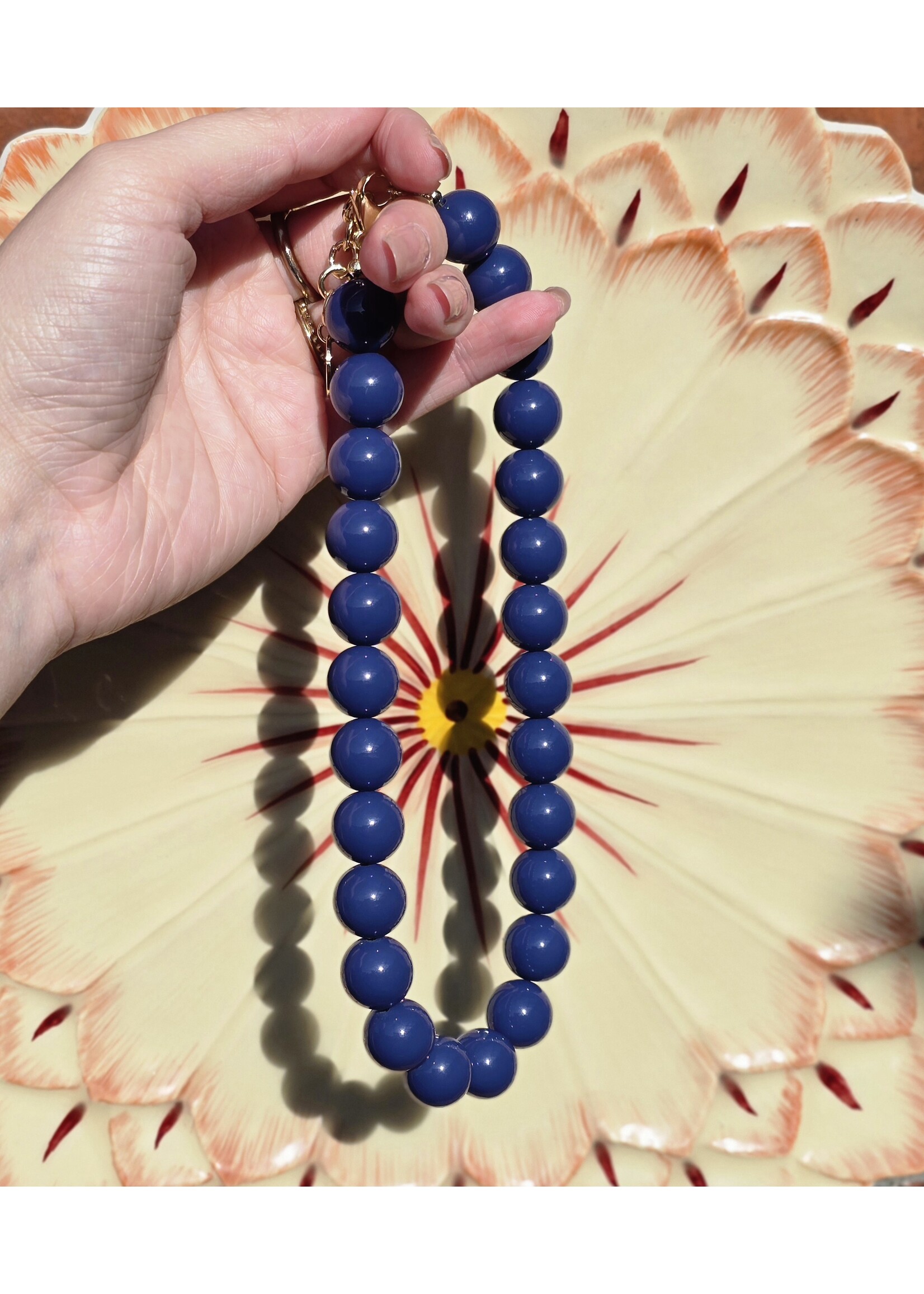 Fushi Ketting | Rond | Dark blue