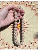 Ketting | Rond | Beige