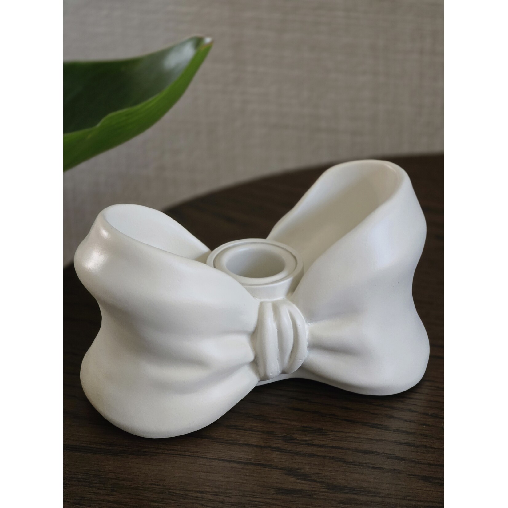 Kandelaar | Strik | Wit