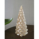 Rustik Lys Kerstboom kaars | Groot | Goud