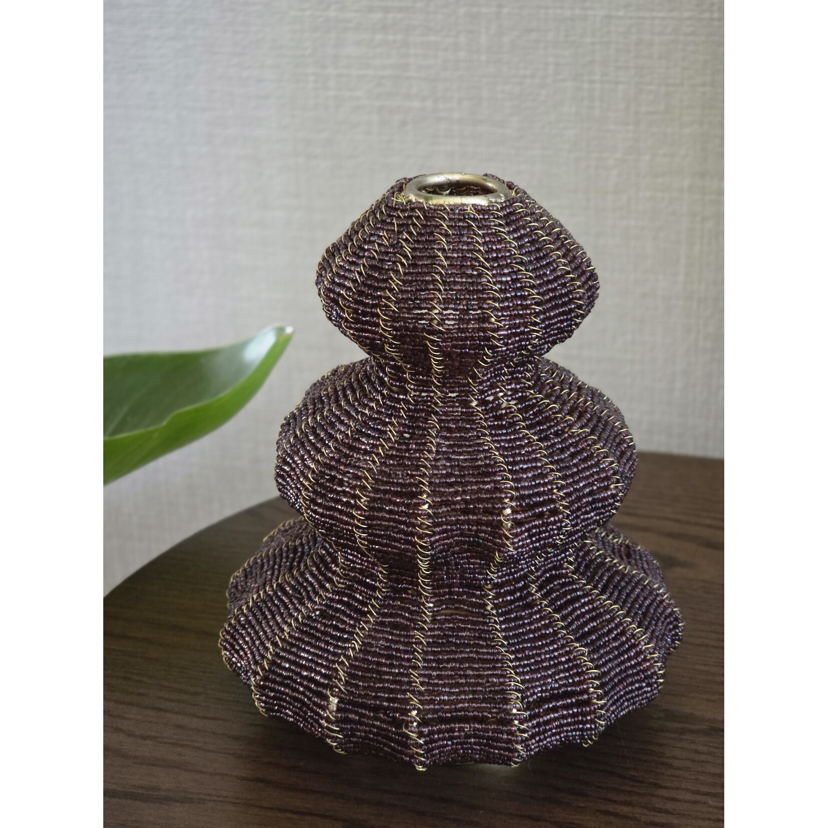 Light & living Waxinelichthouder | Kerstboom | Kralen