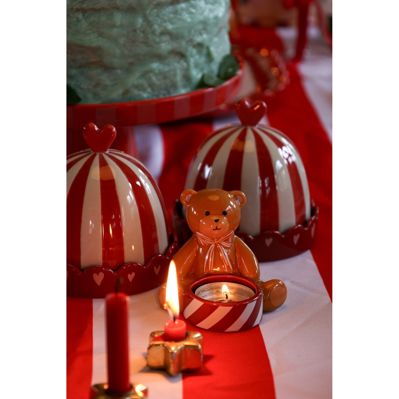 All the luck in the world Kaarsenhouder | Teddy beer