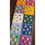 3D tegel | bloemetje | verkrijgbaar in 10 kleuren