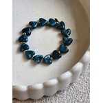 Armband | Hartjes | Turquoise