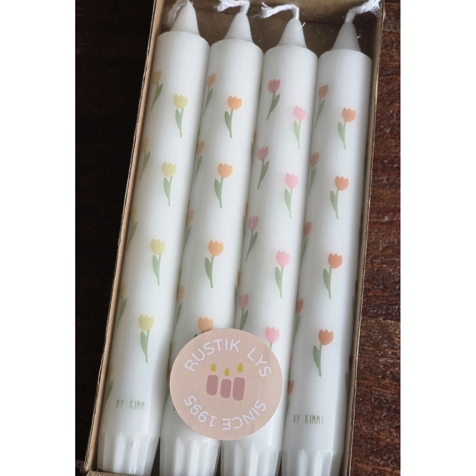 Rustik Lys Dinerkaarsen | Tulp