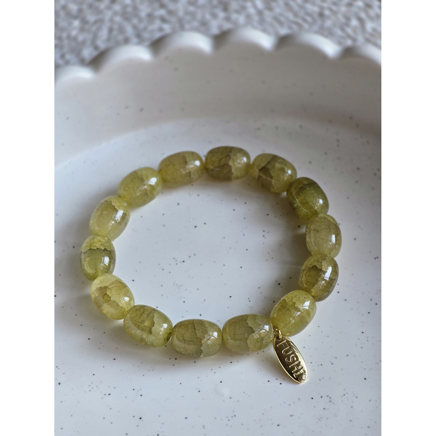 Fushi Armband | Kralen | Lime