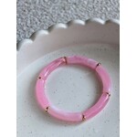 Armband | Tube | Roze